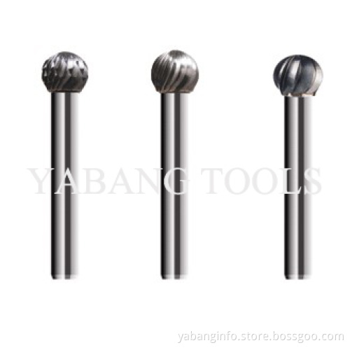 Spherical Carbide Burrs (Type D)